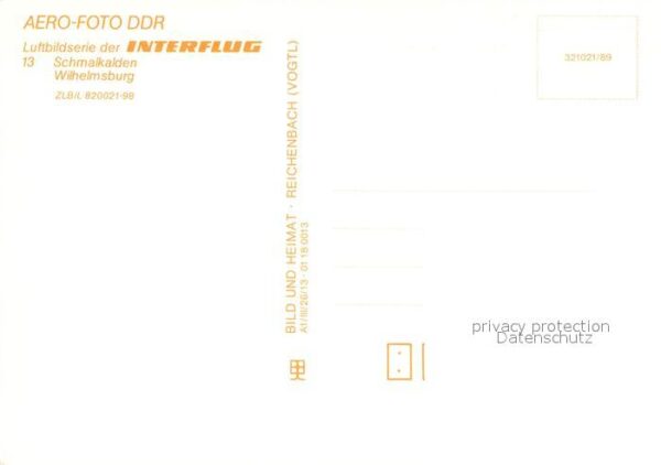Schmalkalden Wilhelmsburg Fliegeraufnahme – Bild 2