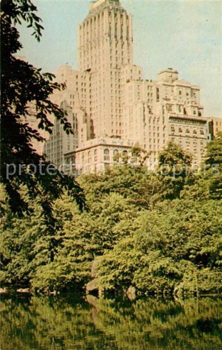 New York City Barbizon Plaza Hotel on Central Park