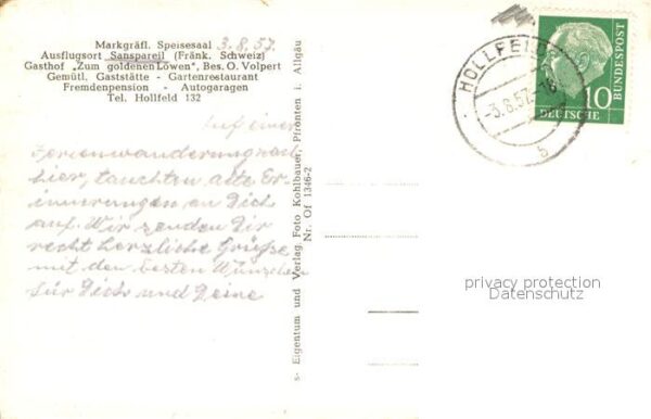Hollfeld Ausflugsort Sanspareil Gasthof Zum gold – Bild 2