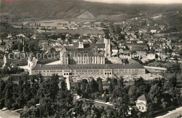 Echternach Basilique Palais abbatial vue aerienne