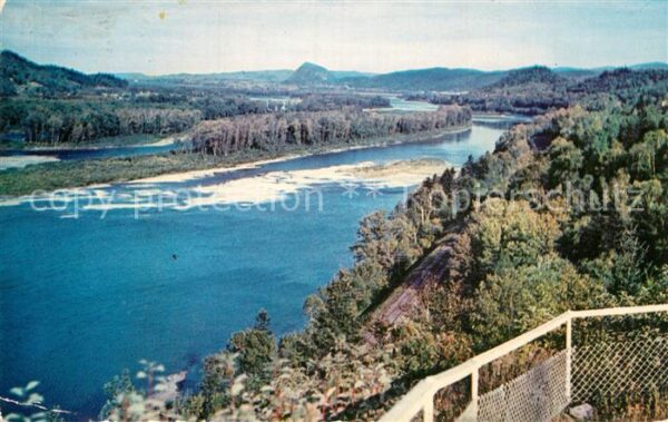 Campbellton New Brunswick Looking east from Morrissey Rock on Mat