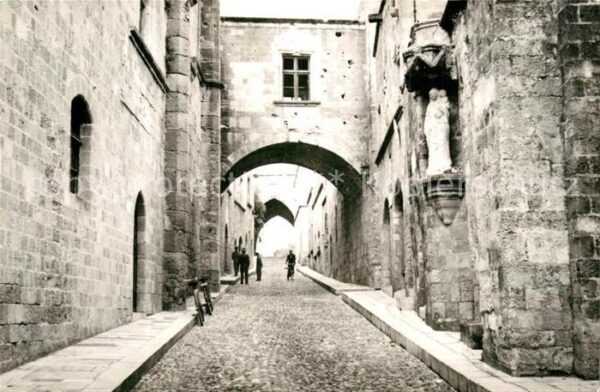 Rhodos Rhodes Aegaeis Rue des Chevaliers Rittergasse