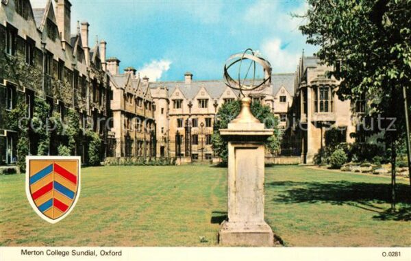 Oxford Oxfordshire Merton College Sundial