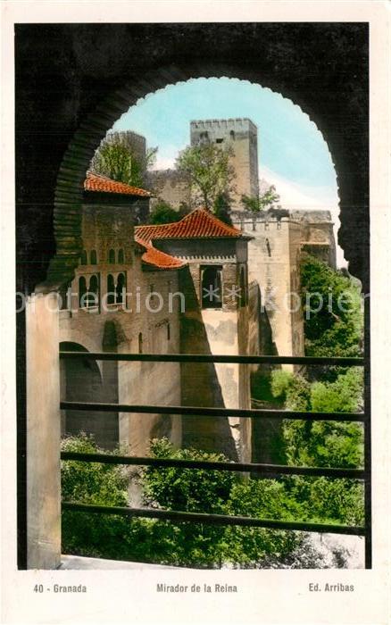 Granada Andalucia Mirador de la Reina Alhambra