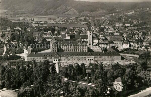 Echternach Basilique Palais abbatial vue aerienne