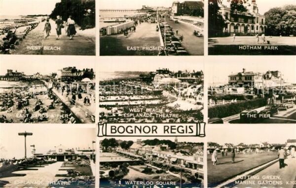 Bognor Regis Beach Promenade Hotham Park Pier Esplan
