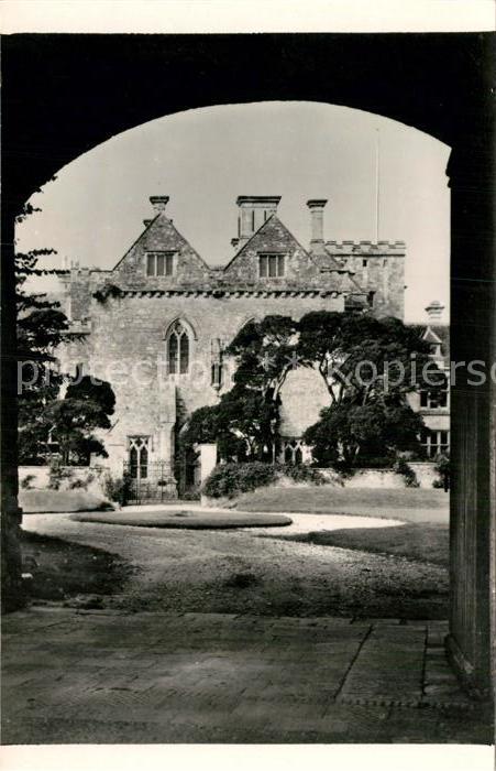Beaulieu Hampshire Palace House through Gatehouse Arch