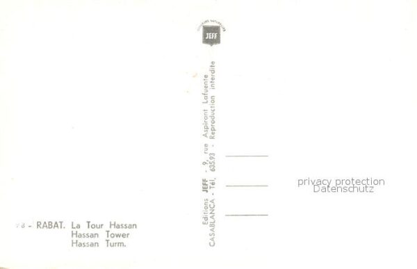 Rabat Marokko La Tour Hassan – Bild 2