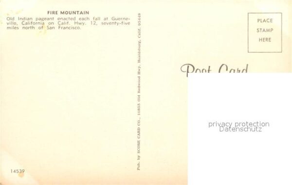 Guerneville Fire Mountain old indian pageant enacte – Bild 2