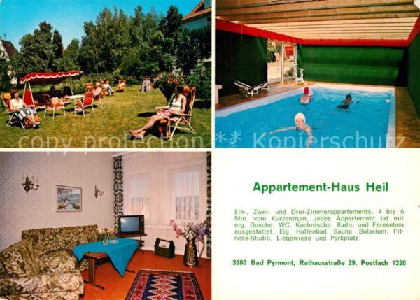 Bad Pyrmont Appartement Haus Heil Hallenbad Liegewi