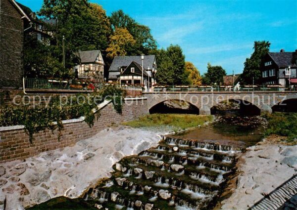 Bad Berleburg Brücke Wasserfall