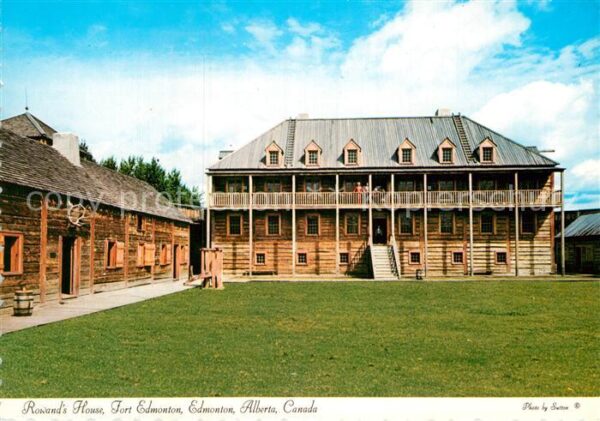 Edmonton Alberta Rowand_s House Fort Edmonton