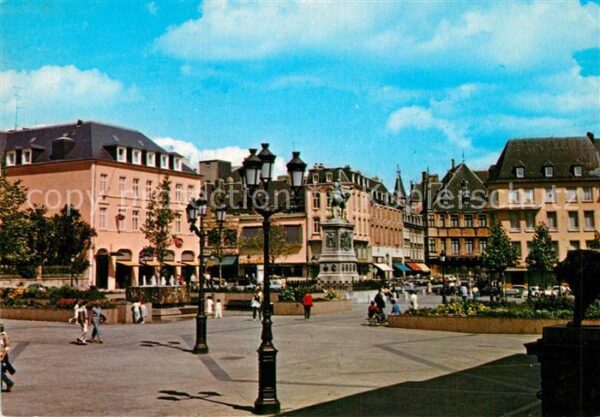 LUXEMBOURG  Luxemburg Place Guillaume II Monument