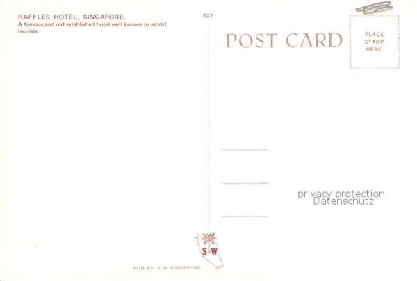 Singapore Raffles Hotel – Bild 2