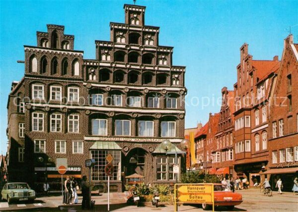 Lueneburg Grapengiesserstrasse Giebelhäuser