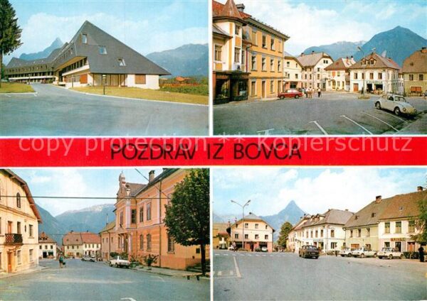 Bovca Teilansichten Gebäude