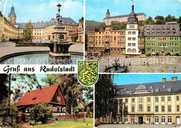 Rudolstadt Schloss Heidecksburg Marktplatz Volksku