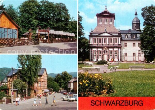 Schwarzburg Thueringer Wald Gaststätte Schlossschenke Max Reimann P