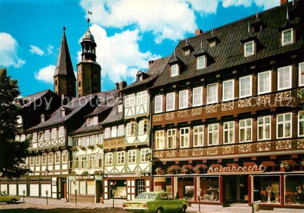 Goslar Partie am Schuhhof Altstadt Fachwerkhäu