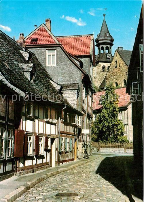 Goslar Peterstrasse Altstadt Fachwerkhäuser