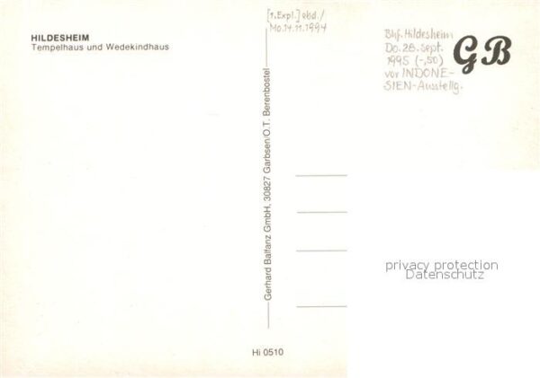 Hildesheim Tempelhaus Wedekindhaus Historische Geb – Bild 2