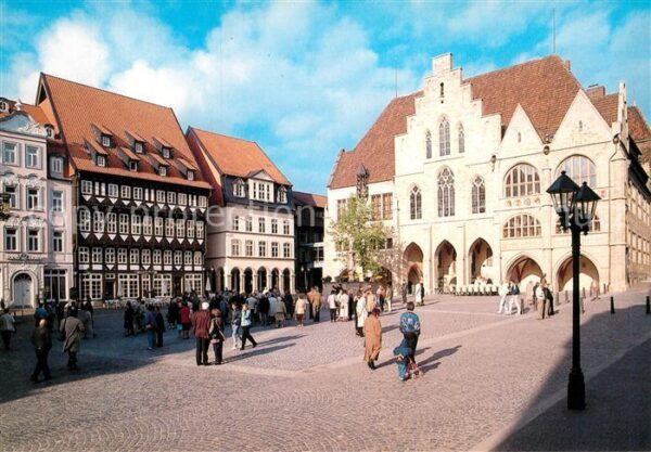 Hildesheim Marktplatz Rathaus Historische Gebäude