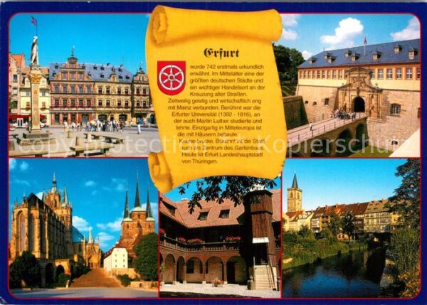 Erfurt Zitadelle Petersberg Mariendom Pfarrkir