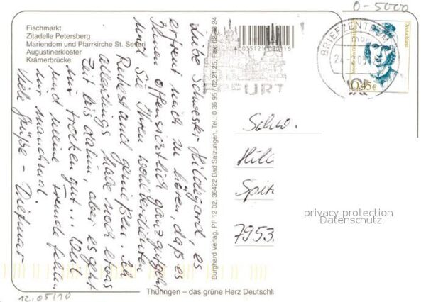 Erfurt Zitadelle Petersberg Mariendom Pfarrkir – Bild 2