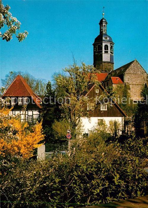 Hildesheim Blick auf St Mauritiuskirche