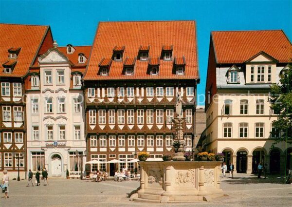 Hildesheim Marktplatz und Gildehaus Fachwerkhäuser