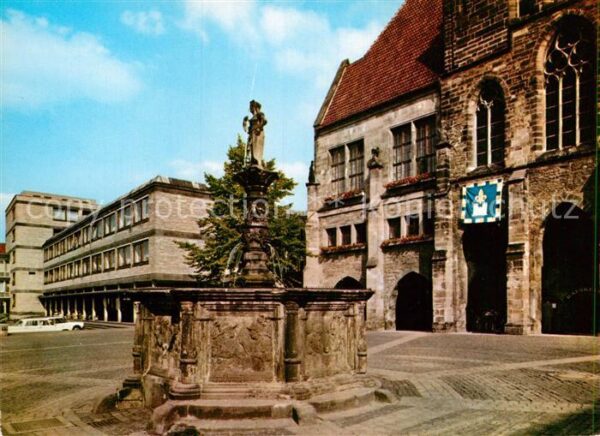 Hildesheim Rolandbrunnen Marktplatz