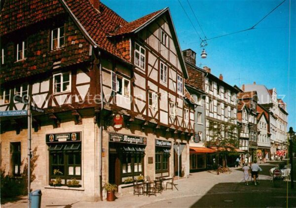 Braunschweig Magnitor Altstadt Fachwerkhäuser Fussgä