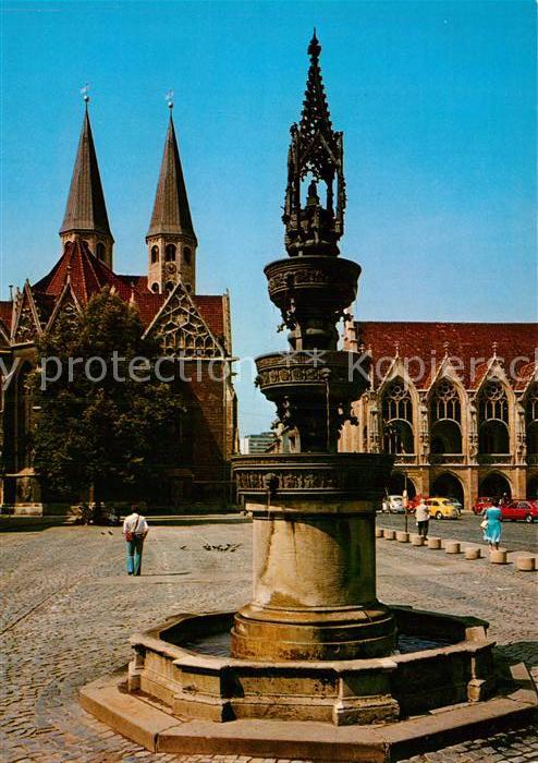 Braunschweig Marienbrunnen Martinikirche Altstadt Ra