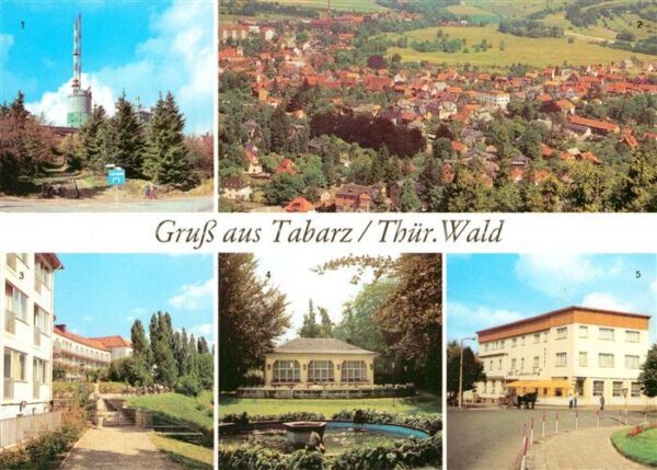 Tabarz Grosser Inselsberg Blick vom Zimmerberg