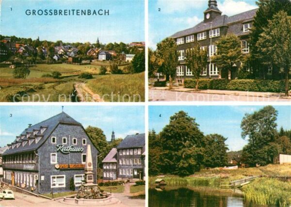 Grossbreitenbach Thueringen Teilansicht Polytechnische Oberschule T