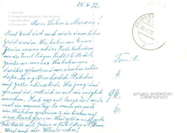 Grossbreitenbach Thueringen Teilansicht Polytechnische Oberschule T – Bild 2