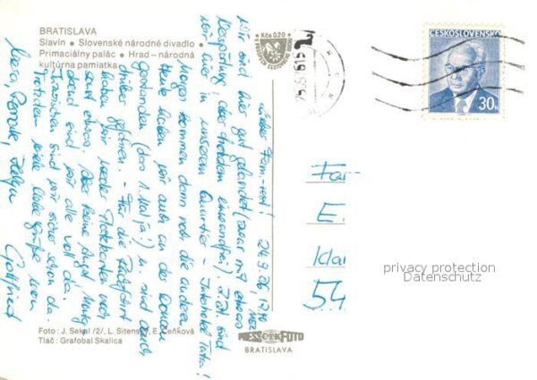 Bratislava Pressburg Pozsony Slavin Slovenske narodne divadlo Primac – Bild 2