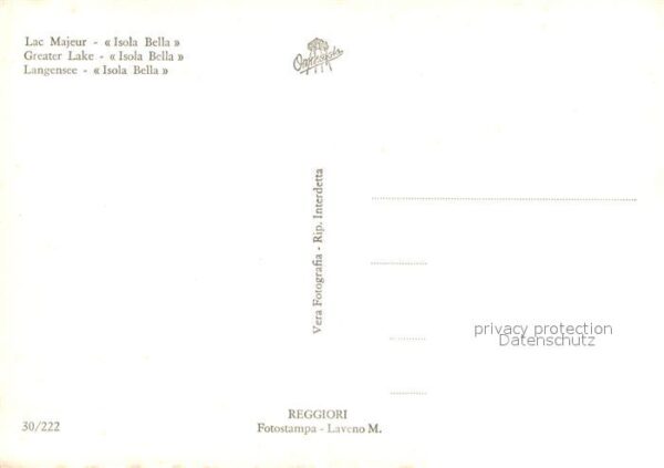 Isola Bella Lago Maggiore Uferpartie am See – Bild 2