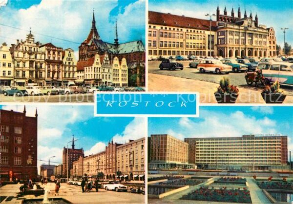 Rostock Ernst Thälmann Platz Rathaus Lange Stra