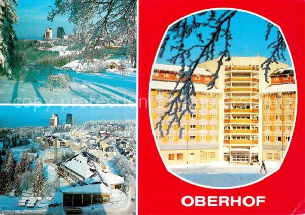 Oberhof Thueringen Interhotel Panorama FDGB Erholungsheim