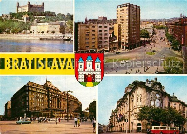 Bratislava Pressburg Pozsony Teilansichten Gebäude Burg Schloss