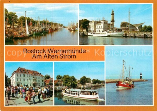 Warnemuende Ostseebad Alter Sturm Leuchtturm Konsum Gaststätt