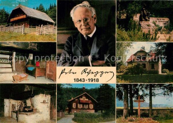 Alpl Peter Rosegger Portrait Geburtshaus Den