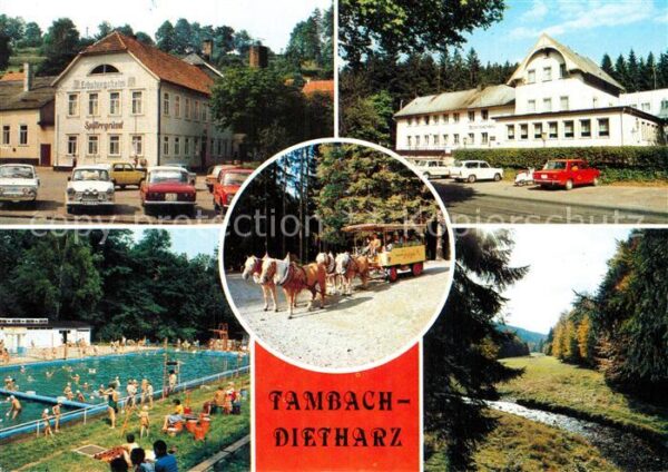 Tambach-Dietharz FDGB Erholungsheim Gaststätte Ferienhei