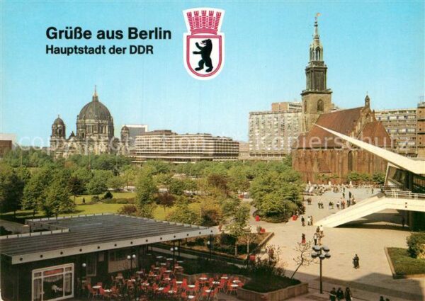 Berlin Stadtzentrum Platz Restaurant Kirche Ha