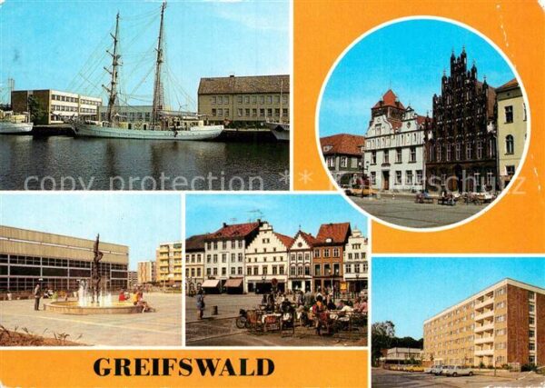 Greifswald Segelschulschiff Wilhelm Pieck Platz de