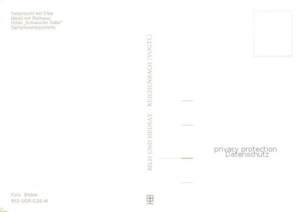 Pirna Elbepartie Markt Rathaus Hotel Schwarze – Bild 2