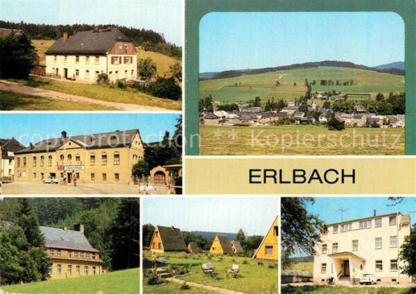 Erlbach Vogtland Gaststätte Waldschenke Markt Kinderheim