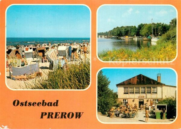 Prerow Ostseebad Strand Seglerhafen HO Milchbar am Dünen