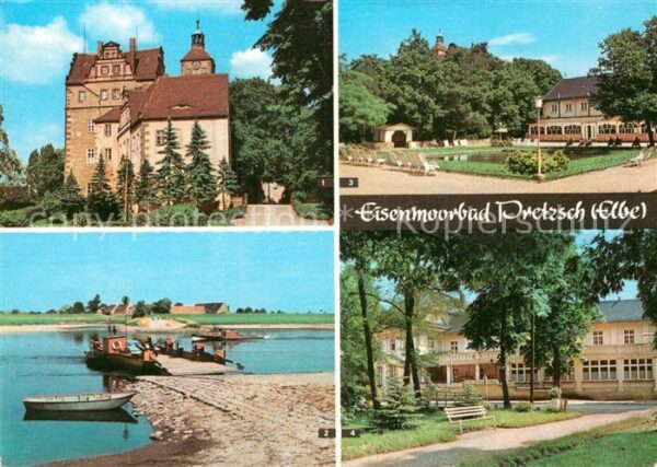 Pretzsch Elbe Schloss Elbfähre Kulturhaus Moorbad